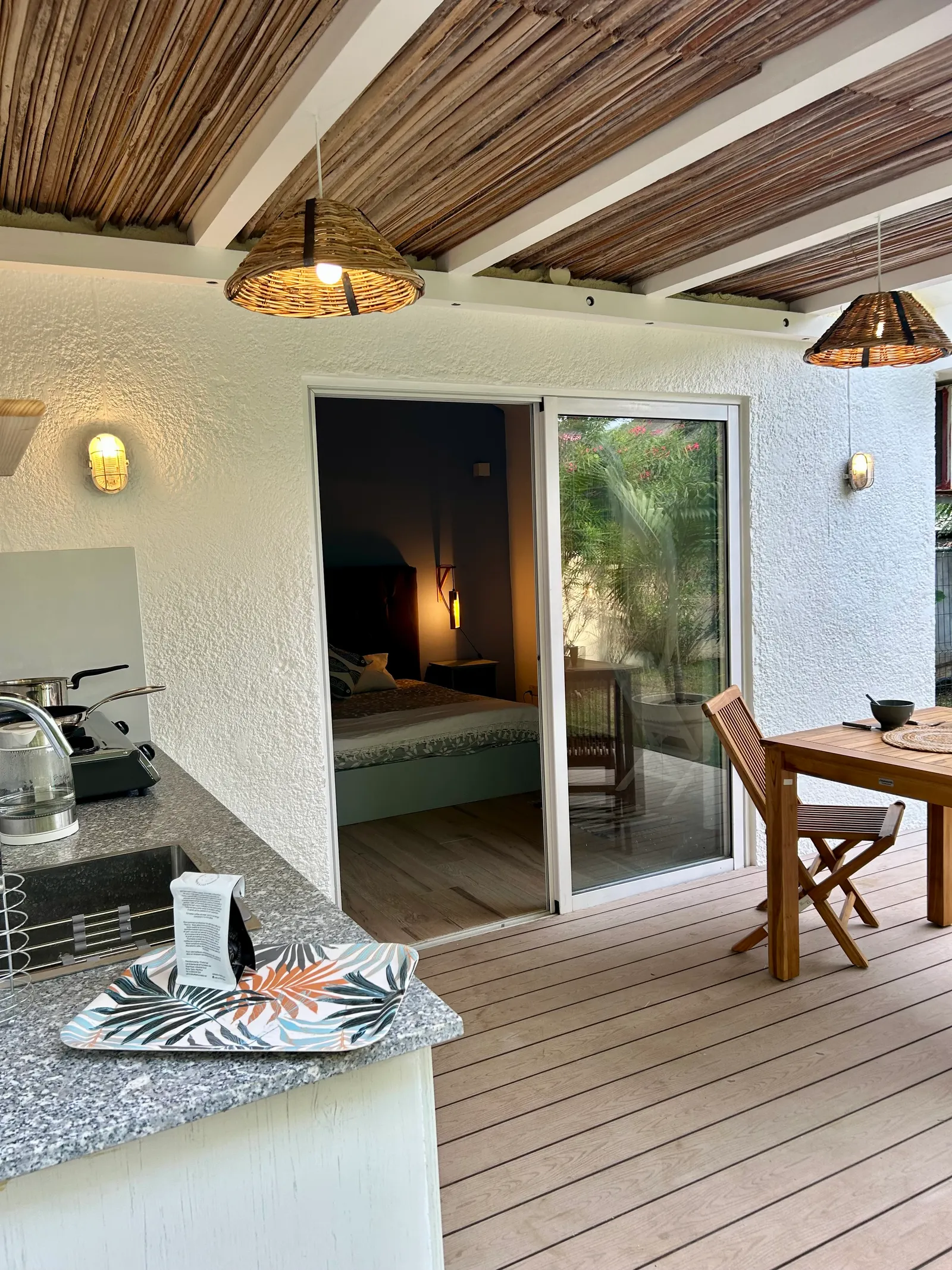 Terrasse privée du studio